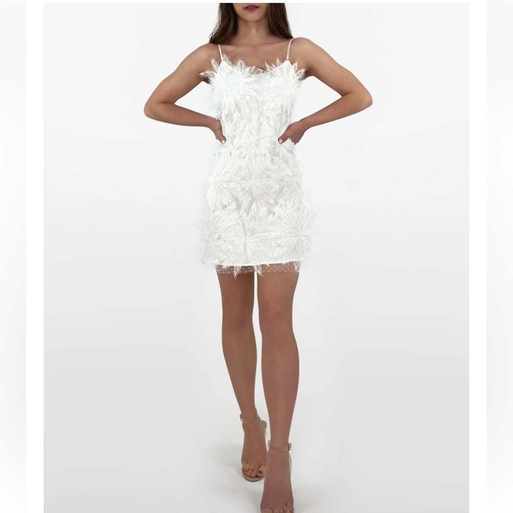 Inamore Mariposa Little White Dress Size Medium